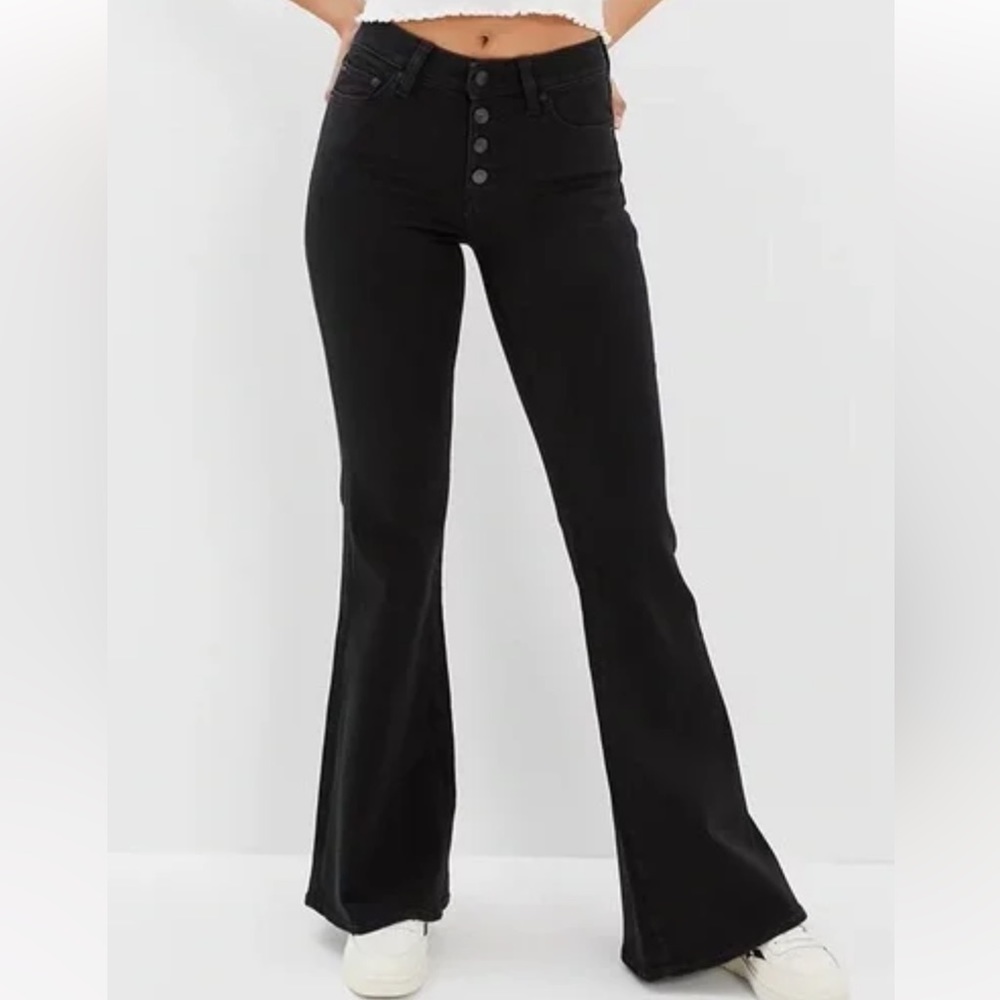 AE High Rise Flare Jeans